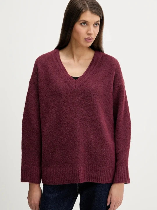 Zdjęcie produktu Abercrombie & Fitch sweter bordowy
