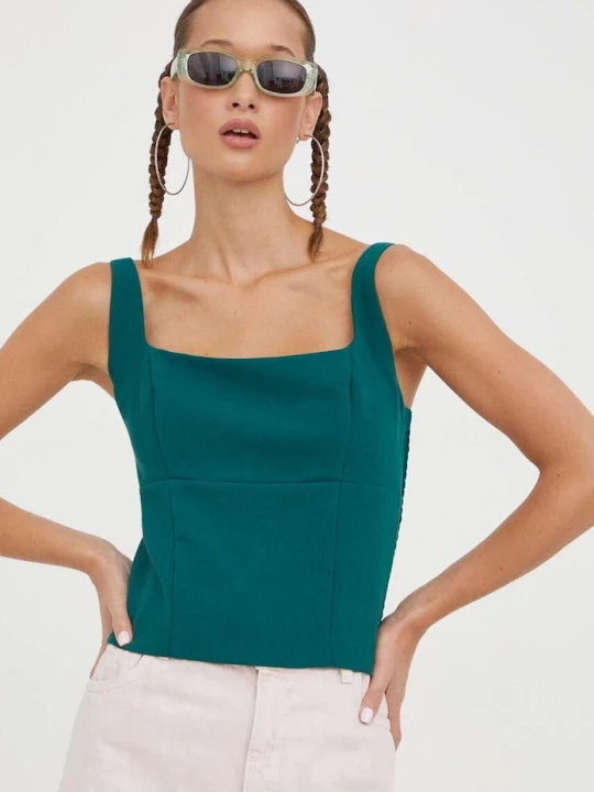 Zdjęcie produktu Abercrombie & Fitch top zielony
