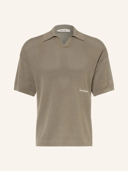 Zdjęcie produktu About:Blank Koszulka Polo Z Dzianiny gruen KHAKI