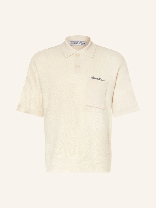 Zdjęcie produktu About:Blank Koszulka Polo Z Materiału Pika Relaxed Fit weiss KREMOWY