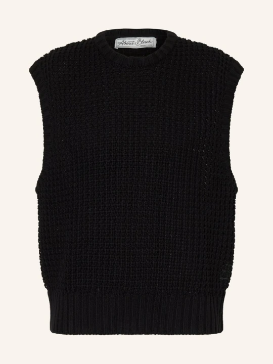 Zdjęcie produktu About:Blank Sweter Bez Rękawów schwarz CZARNY