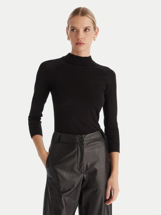 Zdjęcie produktu ACCESS FASHION Golf 54-8072 Czarny Slim Fit