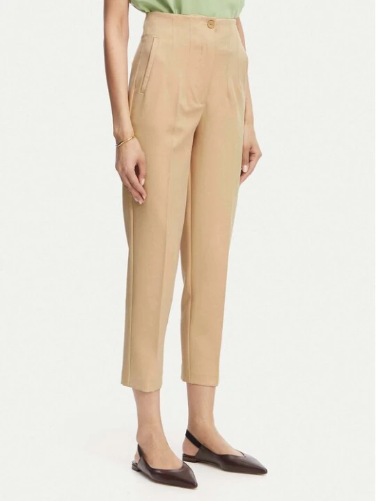 Zdjęcie produktu ACCESS FASHION Spodnie materiałowe 63-5132-135 Beżowy Regular Fit