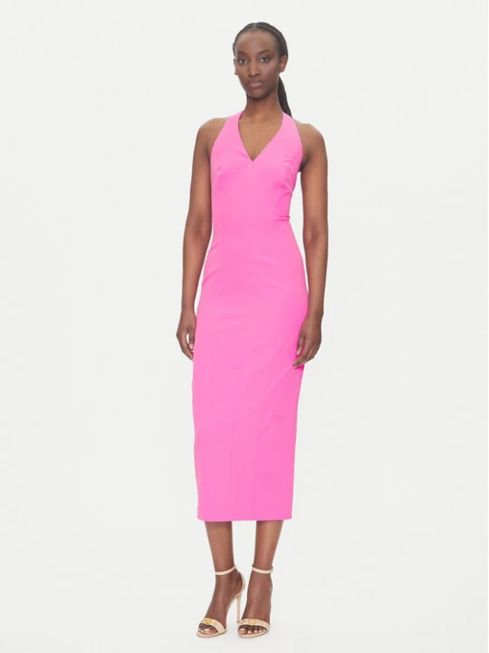 Zdjęcie produktu ACCESS FASHION Sukienka elegancka 53-3403 Różowy Regular Fit