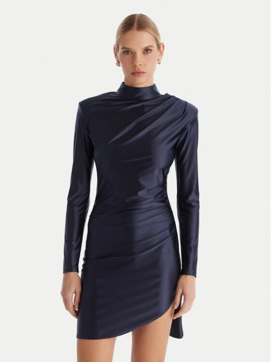 Zdjęcie produktu ACCESS FASHION Sukienka koktajlowa 54-3037-170 Granatowy Slim Fit