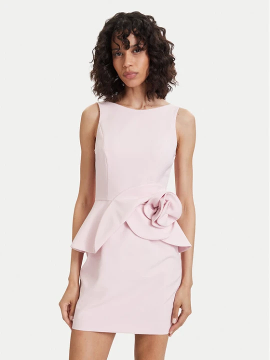 Zdjęcie produktu ACCESS FASHION Sukienka koktajlowa 63-3004-135 Różowy jasny Regular Fit