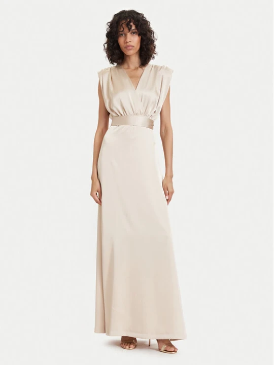Zdjęcie produktu ACCESS FASHION Sukienka wieczorowa 63-3309-122 Kremowy Regular Fit