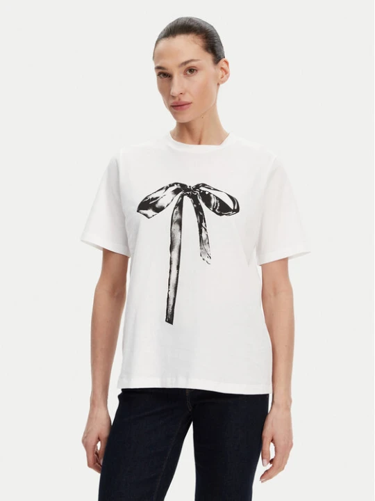 Zdjęcie produktu ACCESS FASHION T-Shirt 53-2117-110 Biały Regular Fit