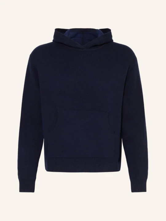 Zdjęcie produktu Acne Studios Bluza Z Kapturem Z Dzianiny Z Dodatkiem Kaszmiru blau GRANATOWY