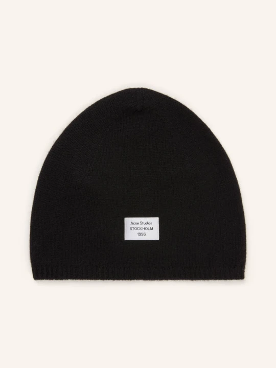 Zdjęcie produktu Acne Studios Czapka Z Kaszmiru schwarz CZARNY