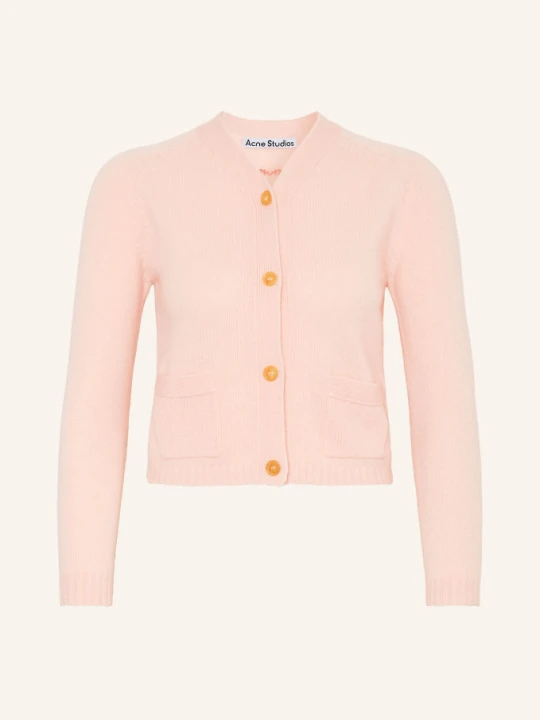 Zdjęcie produktu Acne Studios Kardigan Z Kaszmiru rosa JASNORÓŻOWY