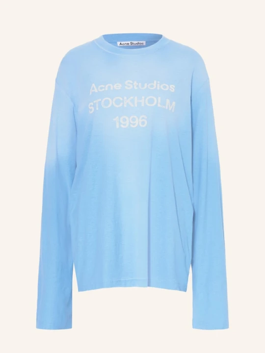 Zdjęcie produktu Acne Studios Koszulka Z Długim Rękawem blau JASNONIEBIESKI