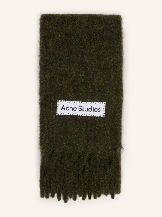 Zdjęcie produktu Acne Studios Szal Z Alpaki gruen CIEMNOZIELONY