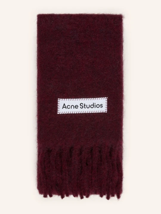 Zdjęcie produktu Acne Studios Szal Z Alpaki rot CIEMNOCZERWONY