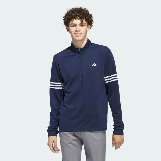 Zdjęcie produktu Adi 3-Stripes Half-Zip Top Adidas Collegiate Navy