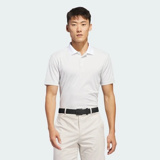 Zdjęcie produktu Adi Performance Heathered Polo Shirt Adidas Grey Heathered