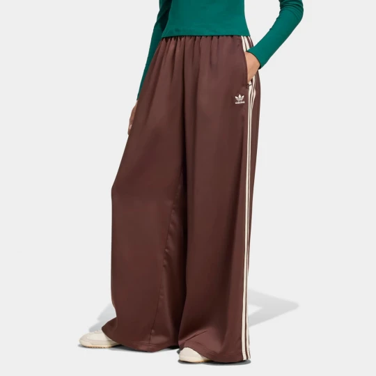 Zdjęcie produktu Adicolor Track Pants Satin Wide Leg adidas Originals brązowy