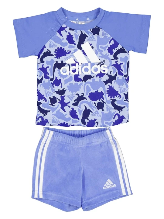 Zdjęcie produktu adidas 2-częściowy zestaw w kolorze niebieskim rozmiar: 68