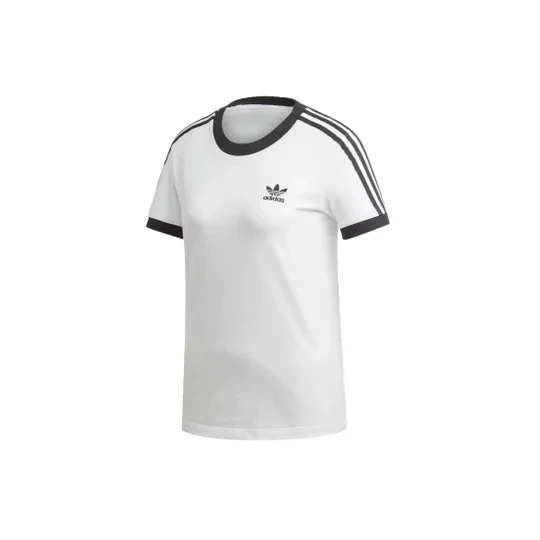 Zdjęcie produktu adidas 3-Stripes Tee ED7483, Damskie, Białe, t-shirty, bawełna, rozmiar: 28 adidas Originals