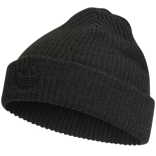 Zdjęcie produktu adidas Adicolor Contempo Short Beanie HM1721, Męskie, Czarne, czapki, poliakryl, rozmiar: OSFM adidas Originals