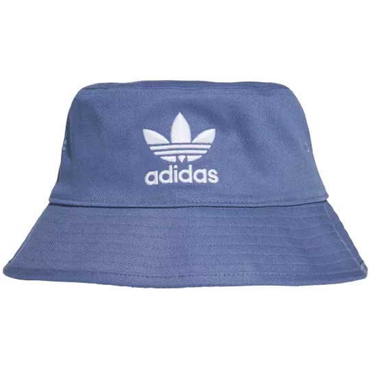 Zdjęcie produktu adidas Adicolor Trefoil Bucket Hat GN4904, Unisex, Niebieskie, kapelusze, bawełna, rozmiar: OSFW adidas Originals