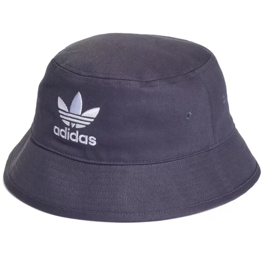 Zdjęcie produktu adidas Adicolor Trefoil Bucket Hat HD9710, Unisex, Granatowe, kapelusze, bawełna, rozmiar: OSFM adidas Originals