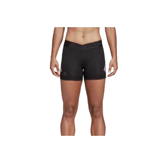 Zdjęcie produktu adidas Alphaskin Sport W 3-Stripes Short DQ3553, Damskie, Czarne, spodenki, poliester, rozmiar: XXS