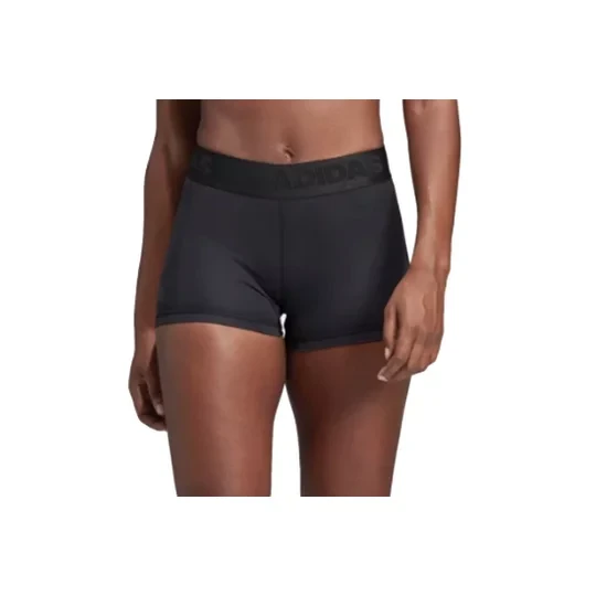 Zdjęcie produktu Adidas Alphaskin W Short CD9757, Damskie, Czarne, spodenki, poliester, rozmiar: L