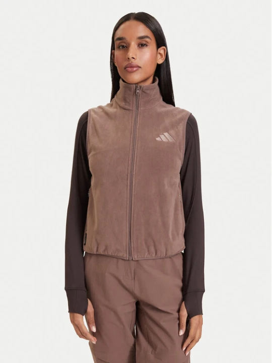 Zdjęcie produktu adidas Bezrękawnik Terrex Multi Climawarm Full Zip Fleece Vest KQ9121 Brązowy Regular Fit