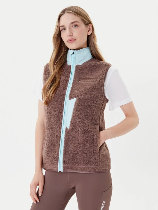 Zdjęcie produktu adidas Bezrękawnik Terrex Xploric JN0927 Brązowy Regular Fit