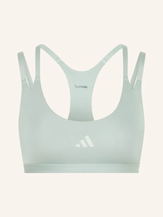 Zdjęcie produktu Adidas Biustonosz Sportowy Optime Stripes gruen MIĘTOWY