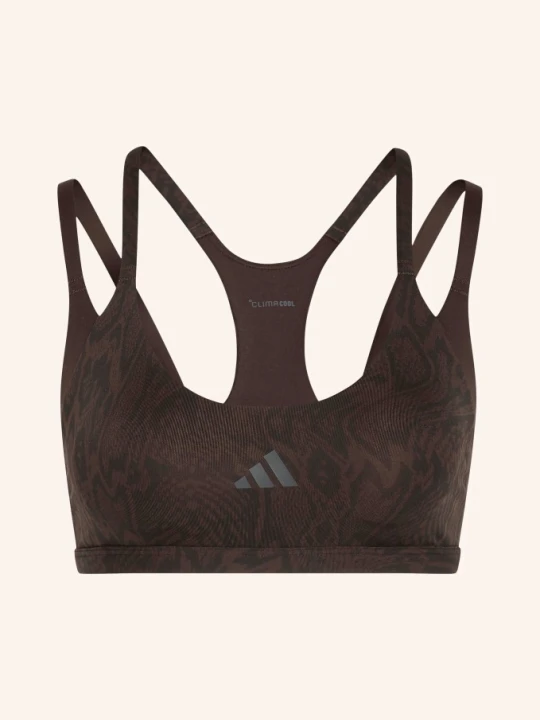 Zdjęcie produktu Adidas Biustonosz Sportowy Optimé Workout Snake braun