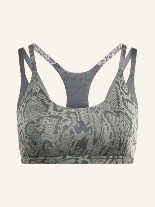 Zdjęcie produktu Adidas Biustonosz Sportowy Optime Workout Snake Strappy blau PETROL