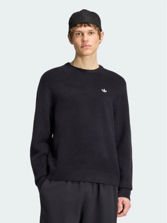 Zdjęcie produktu adidas Sweter Trefoil Essentials KS4891 Czarny Regular Fit