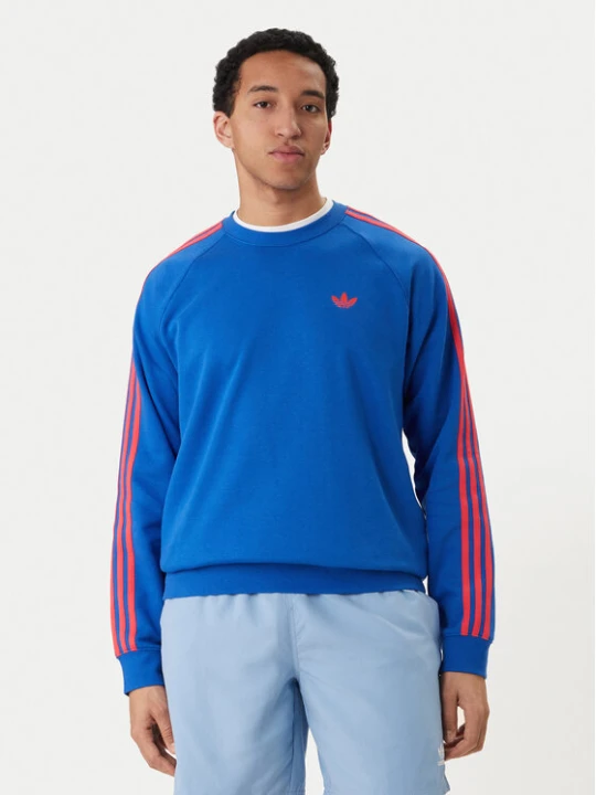 Zdjęcie produktu adidas Bluza 3-Stripes KE2426 Niebieski Regular Fit