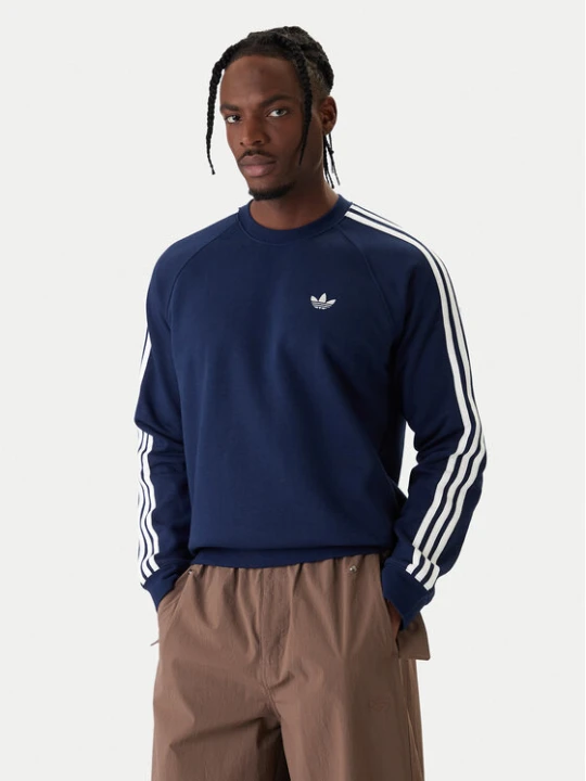 Zdjęcie produktu adidas Bluza 3-Stripes KE3549 Granatowy Regular Fit