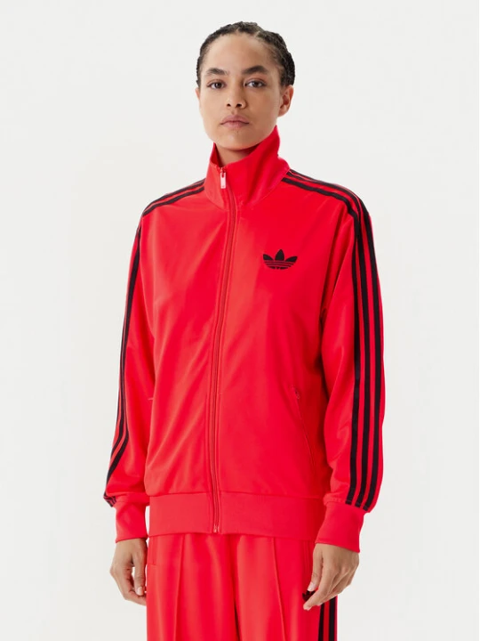 Zdjęcie produktu adidas Bluza adicolor Classic Firebird JW3663 Pomarańczowy Loose Fit