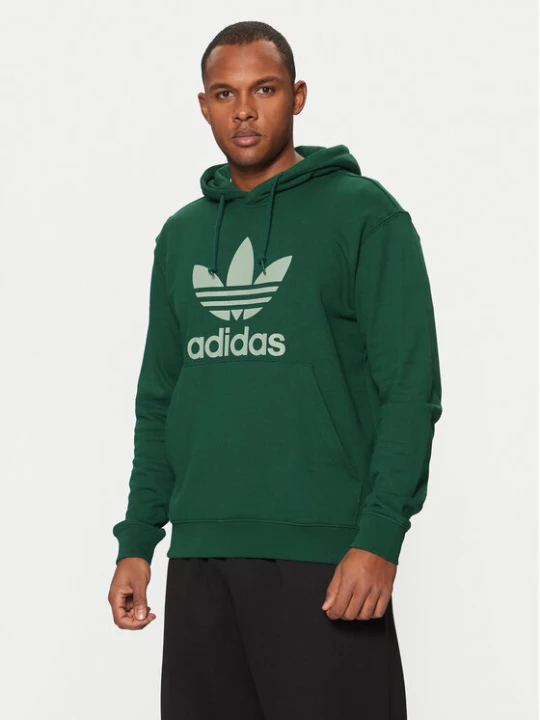 Zdjęcie produktu adidas Bluza adicolor Classic Trefoil JN7011 Zielony Regular Fit
