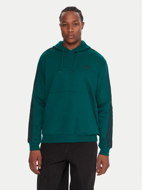 Zdjęcie produktu adidas Bluza adicolor Classics 3-Stripes JY1378 Zielony Regular Fit