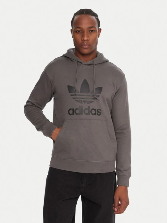 Zdjęcie produktu adidas Bluza adicolor Classics Trefoil JY3765 Szary Regular Fit
