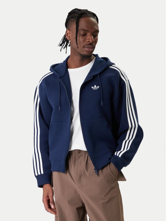Zdjęcie produktu adidas Bluza adicolor Spacer KD4086 Granatowy Loose Fit