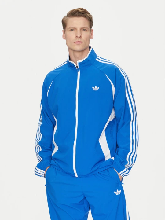 Zdjęcie produktu adidas Bluza adicolor Teamgeist JP1117 Niebieski Regular Fit
