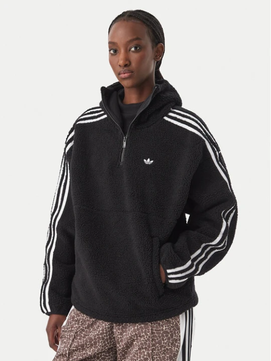Zdjęcie produktu adidas Bluza Adiluna Season 2 X Jennie Fleece Hoodie Jacket LD8926 Czarny Regular Fit