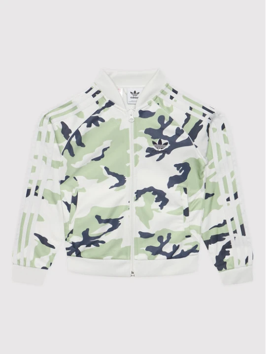 Zdjęcie produktu adidas Bluza Camo Sst Track HF7448 Zielony Regular Fit