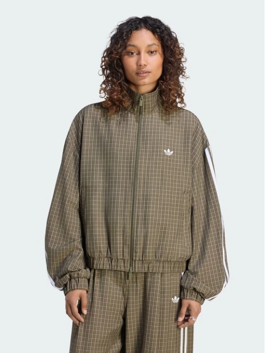 Zdjęcie produktu adidas Bluza Checks LE8306 Khaki Regular Fit
