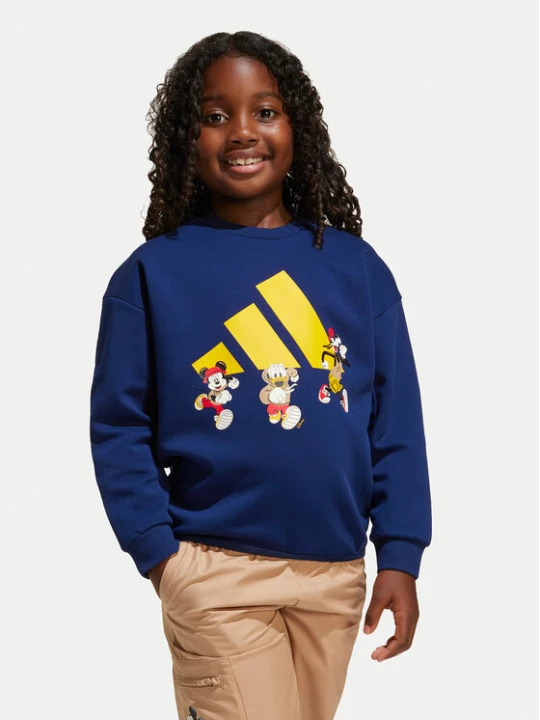 Zdjęcie produktu adidas Bluza Disney Mickey Mouse JD4550 Granatowy Loose Fit