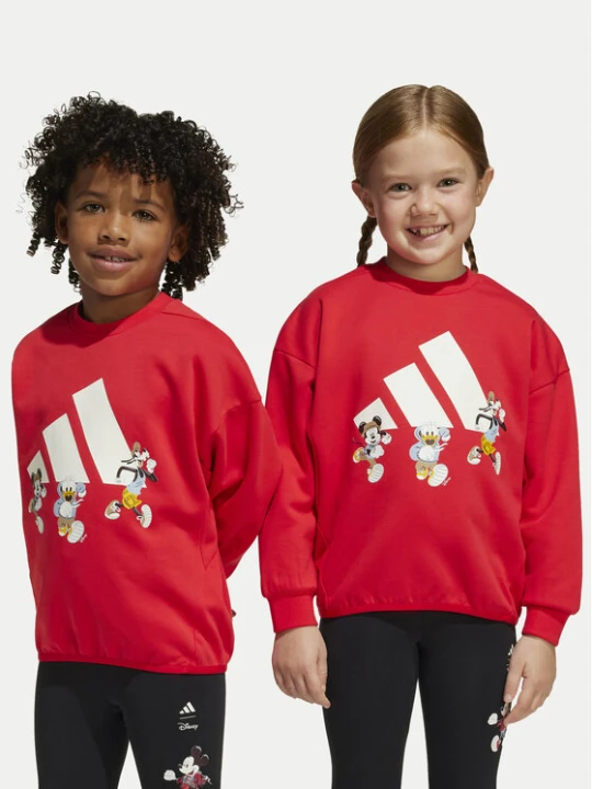 Zdjęcie produktu adidas Bluza Disney Mickey Mouse JF3640 Czerwony Loose Fit