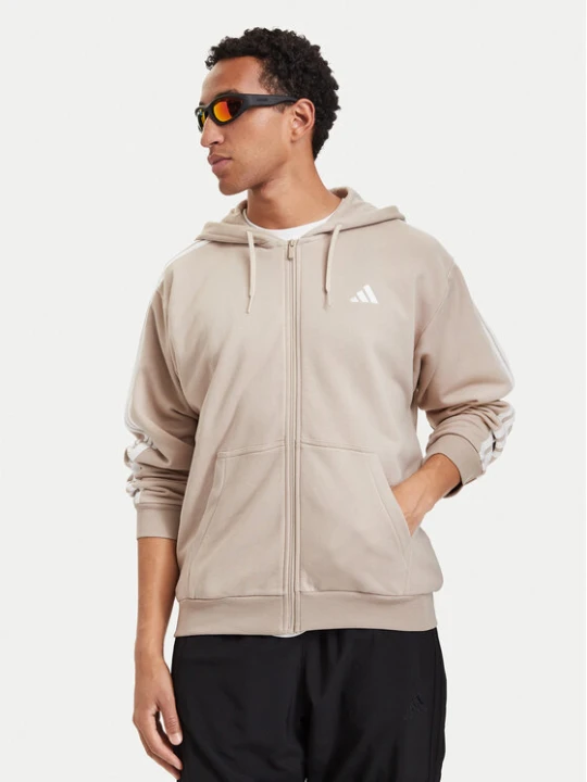 Zdjęcie produktu adidas Bluza Essentials 3-Stripes French Terry KY4175 Beżowy Regular Fit