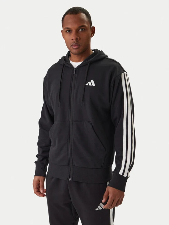 Zdjęcie produktu adidas Bluza Essentials 3-Stripes JD1877 Czarny Regular Fit