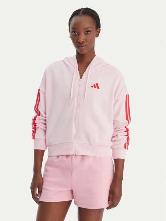 Zdjęcie produktu adidas Bluza Essentials 3-Stripes KD4789 Różowy Regular Fit